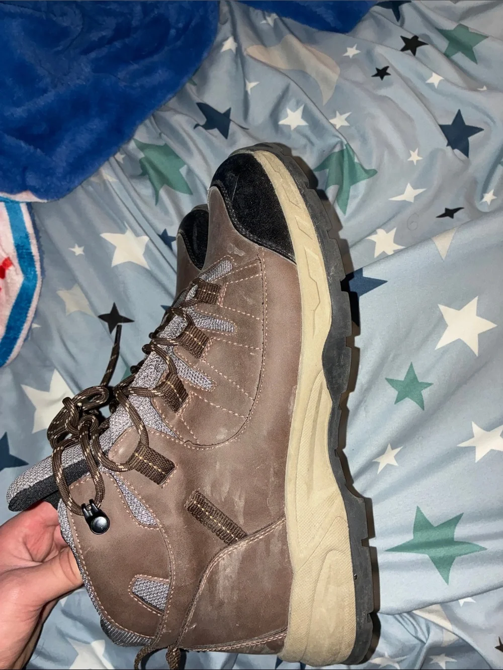 SONOMA Brown and Gray Men's Waterproof Hiking Boots